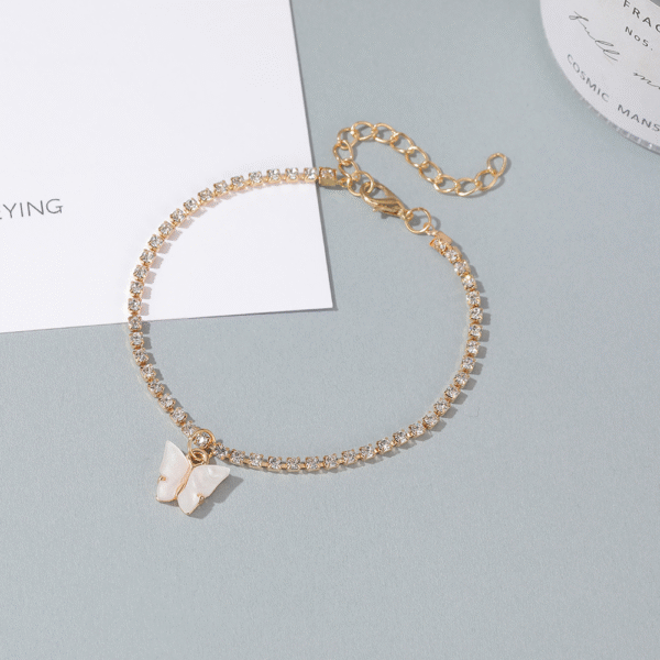 BUTTERFLY GOLD ANKLET