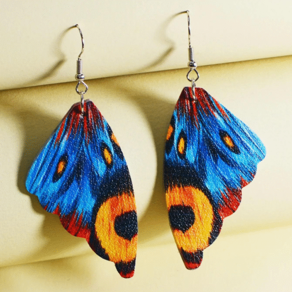 BUTTERFLY WINGS EARRINGS (PAIR)