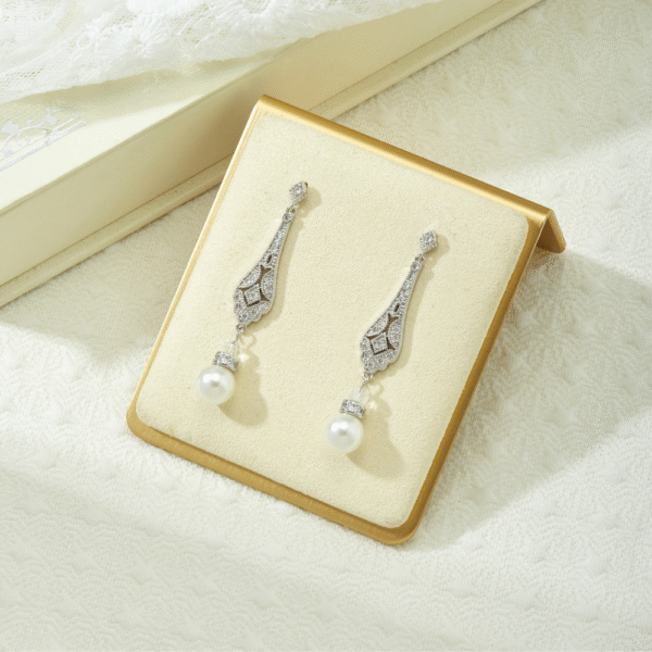 BRIDAL PEARL EARRINGS (PAIR)
