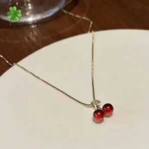 CHERRY CHARM NECKLACE