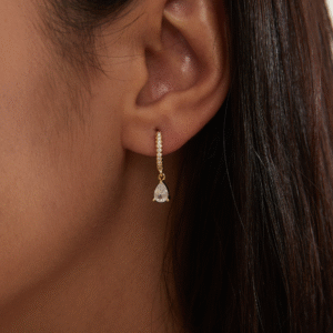 BRIDAL DIAMOND EARRINGS (PAIR)