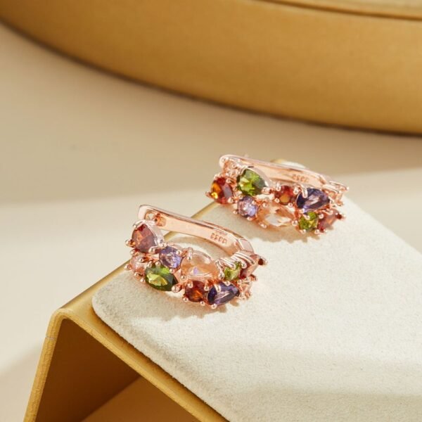 COLORFUL CRYSTAL EARRINGS (PAIR)