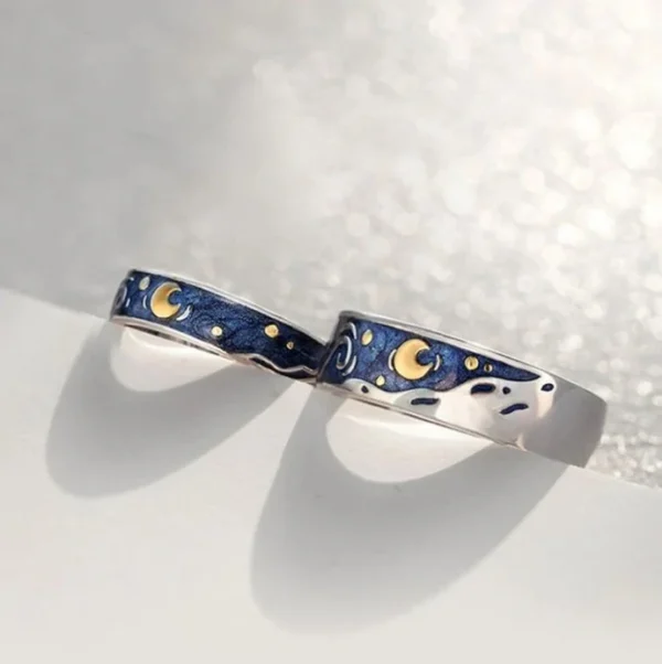 STARRY NIGHT RING SET (ADJUSTABLE)