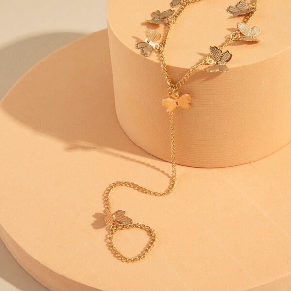 BUTTERFLY CHAIN COMBO BRACELET