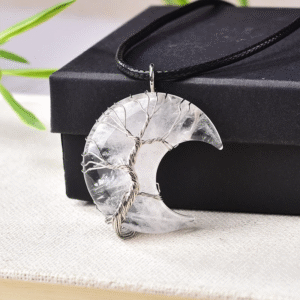 “TREE OF LIFE” CRESCENT NECKLACE