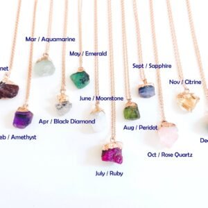 BIRTHSTONE NECKLACE